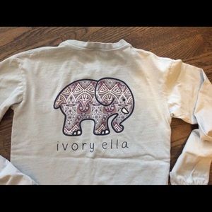 Woman’s Ivory Ella long sleeved T-shirt